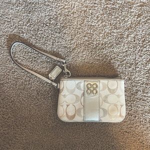 White Coach wristlet